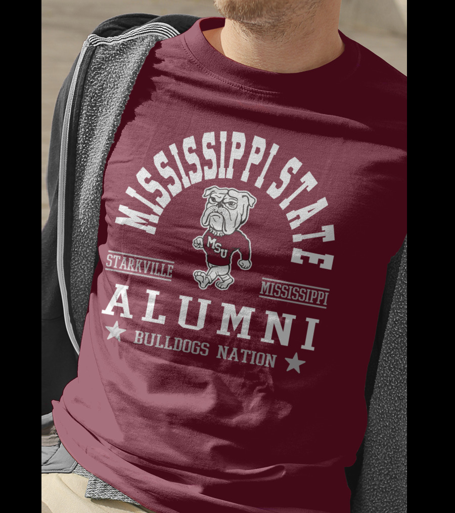 Mississippi State University Alumni Bulldogs Nation Starkville Mississippi T-Shirt