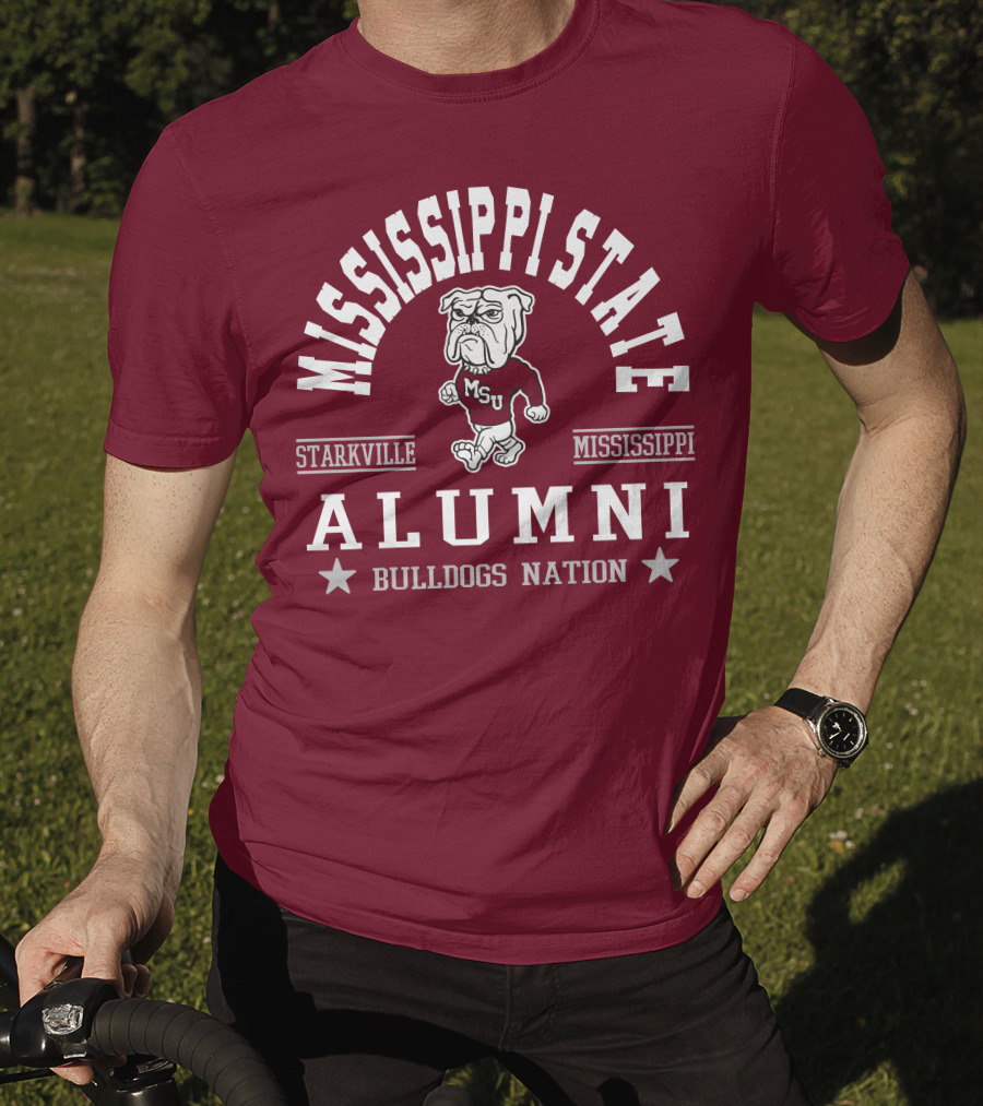 Mississippi State University Alumni Bulldogs Nation Starkville Mississippi T-Shirt