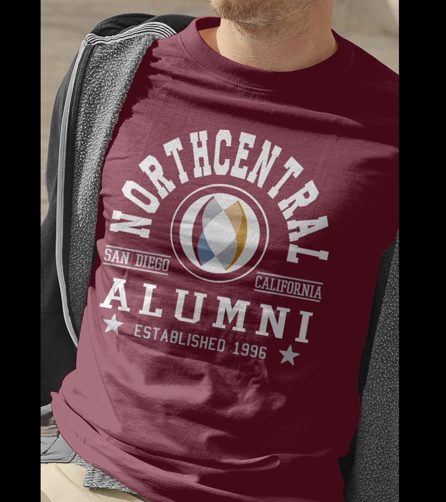Northcentral Alumni San Diego California Established 1996 T-Shirt