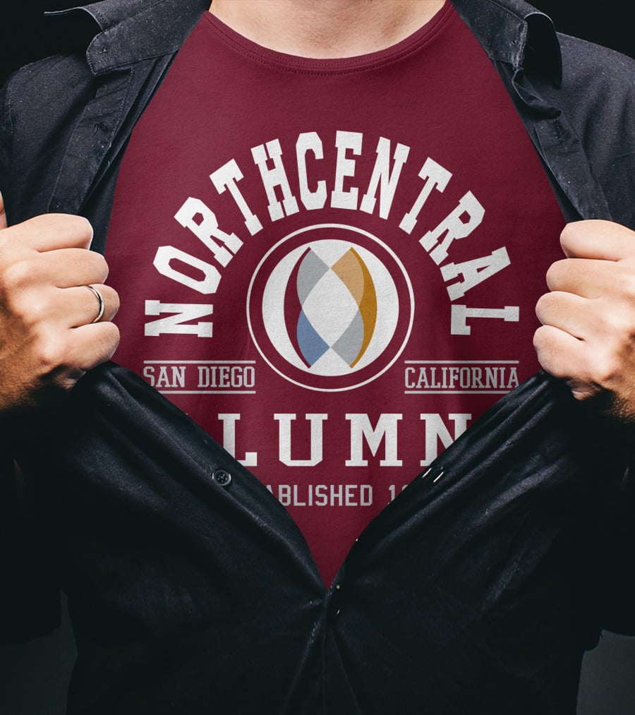 Northcentral Alumni San Diego California Established 1996 T-Shirt