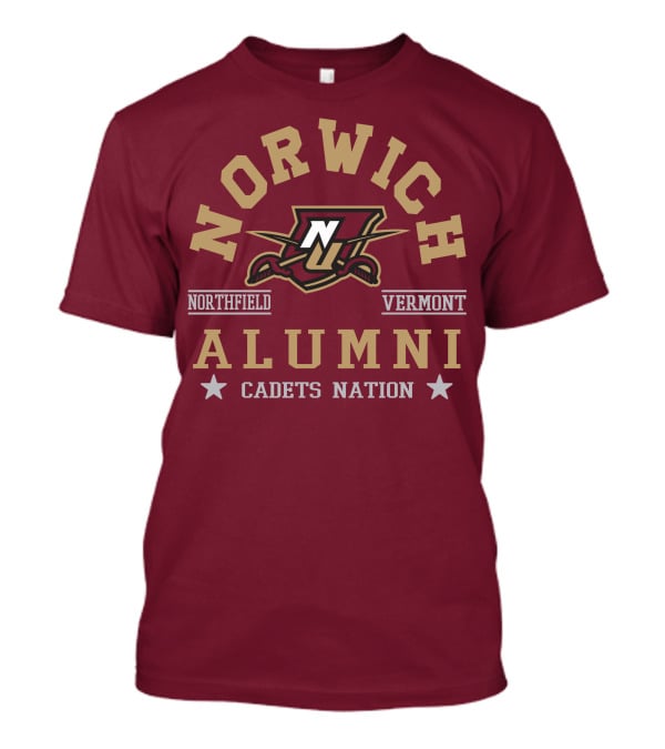 Norwich Alumni Northfield Vermont Cadets Nation T-Shirt