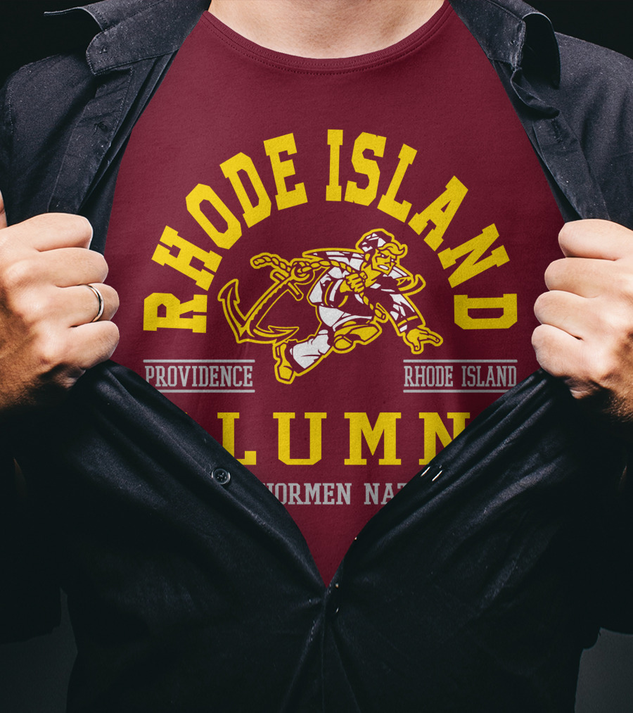Rhode Island Alumni Providence Anchormen Nation T-Shirt