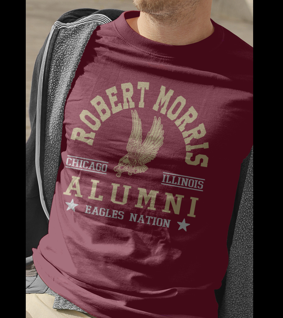 Robert Morris Chicago Illinois Alumni Eagles Nation T-Shirt