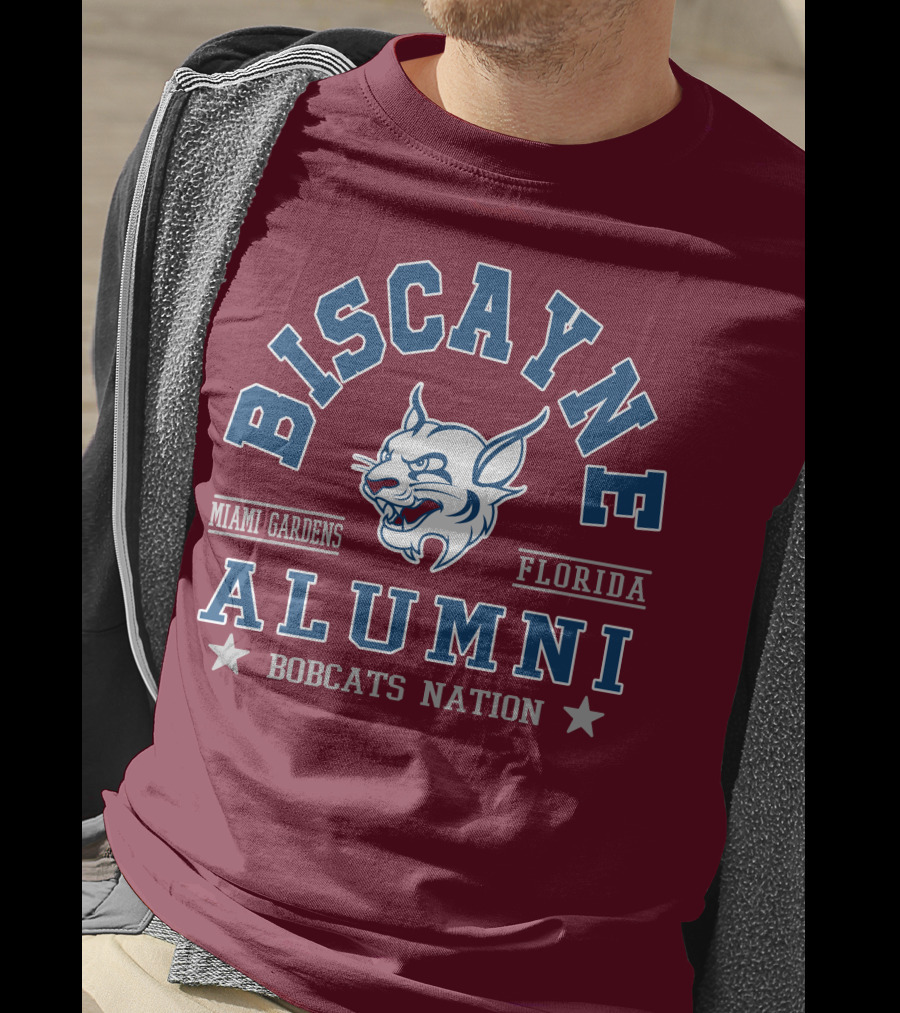 Biscayne College Alumni Bobcats Nation Miami Gardens Florida T-Shirt