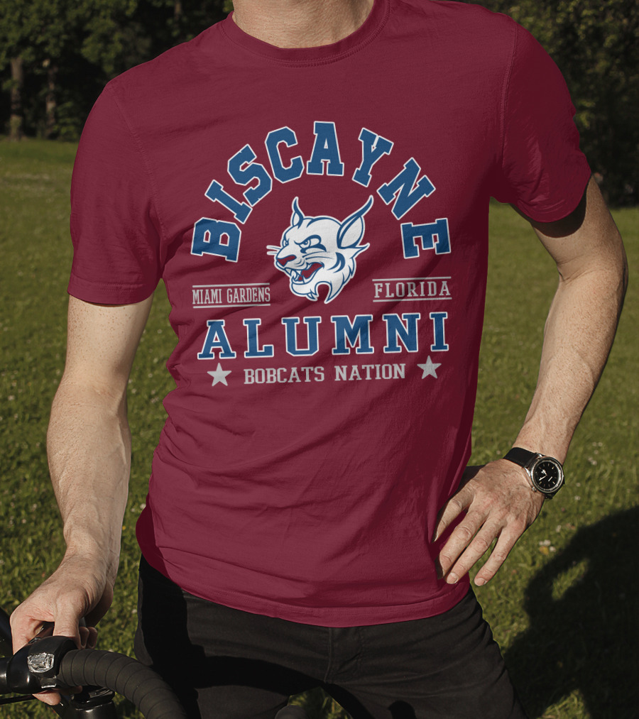 Biscayne College Alumni Bobcats Nation Miami Gardens Florida T-Shirt