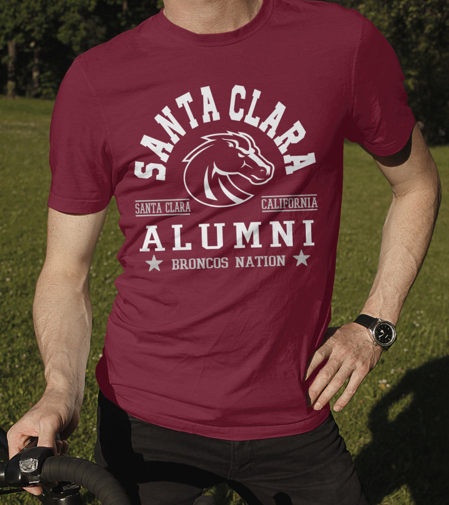 Santa Clara Alumni California Broncos Nation T-Shirt