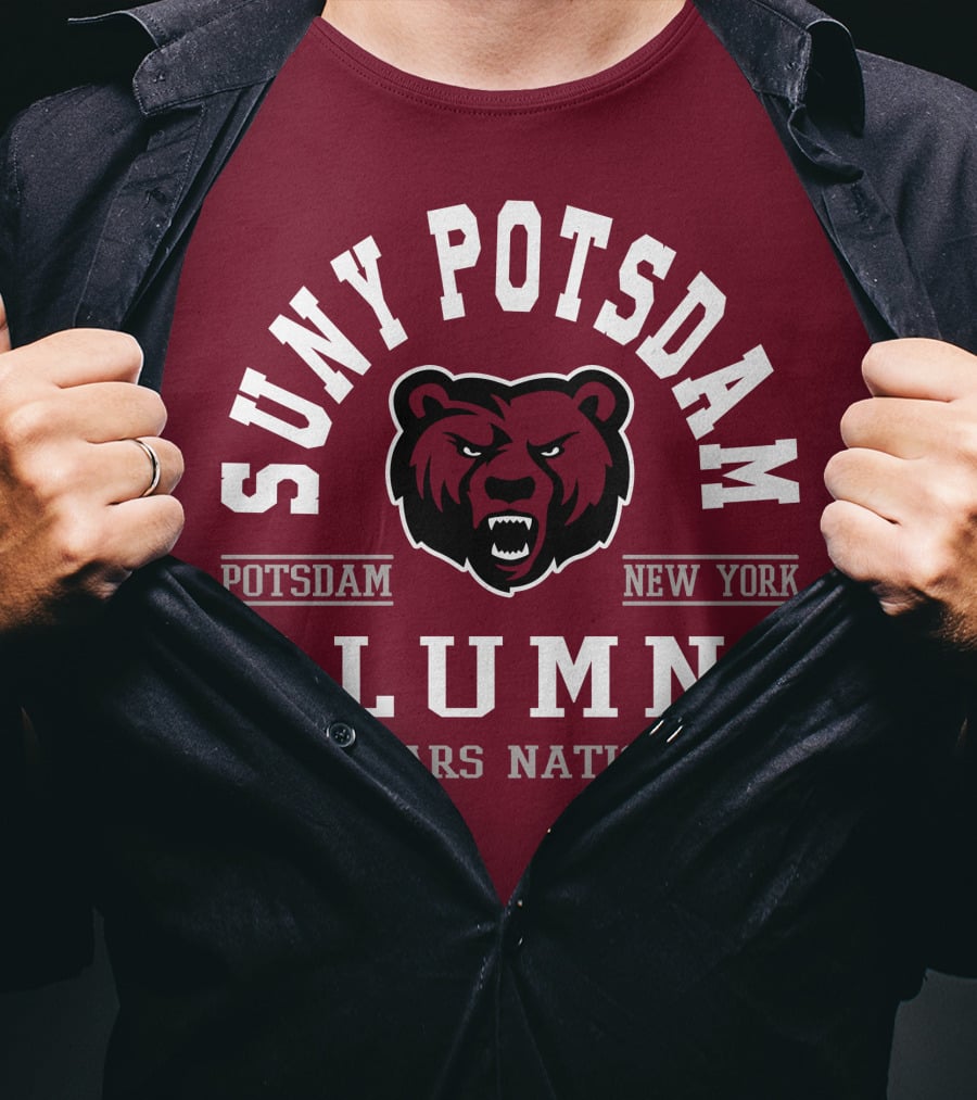 SUNY Potsdam Alumni Bears Nation New York T-Shirt