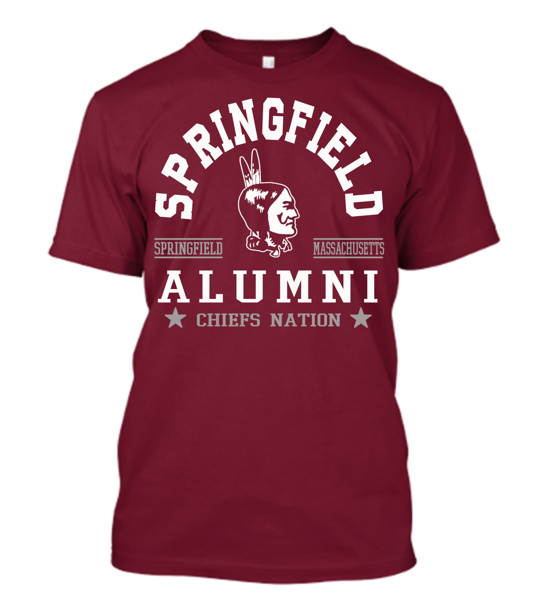 Springfield Massachusetts Alumni Chiefs Nation T-Shirt