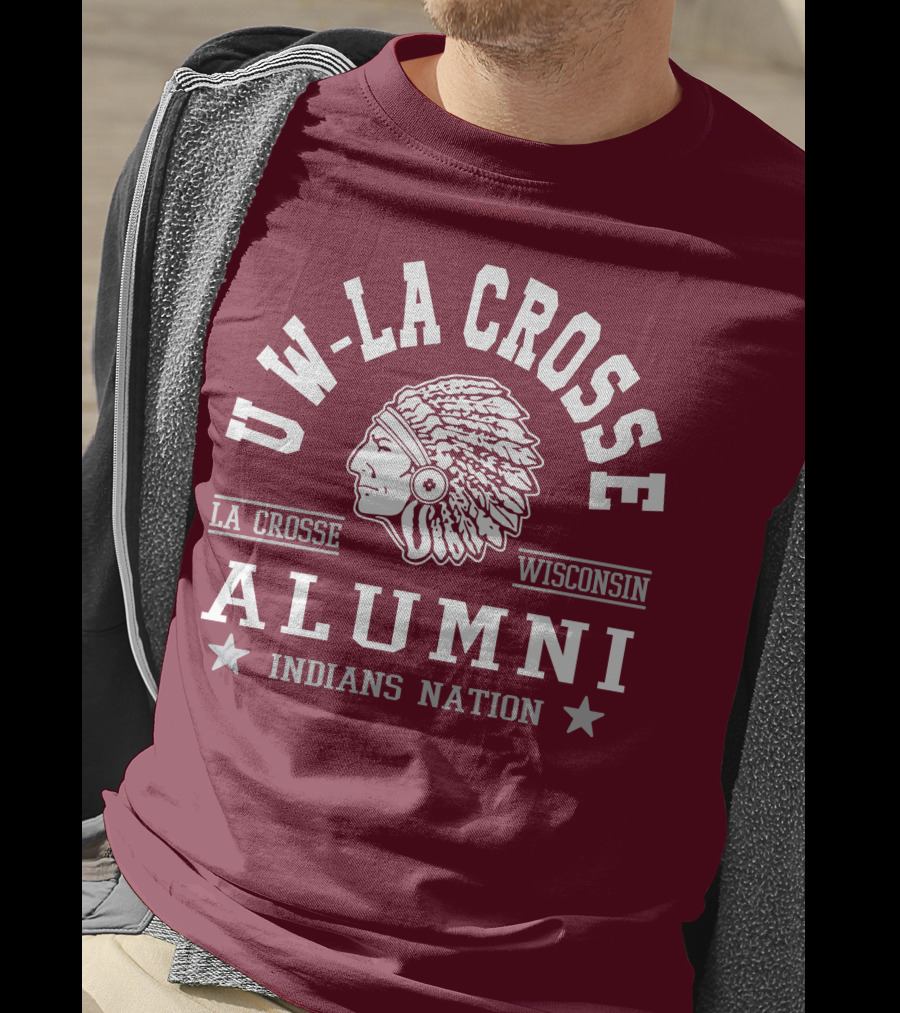 UW-La Crosse Wisconsin Alumni Indians Nation T-Shirt