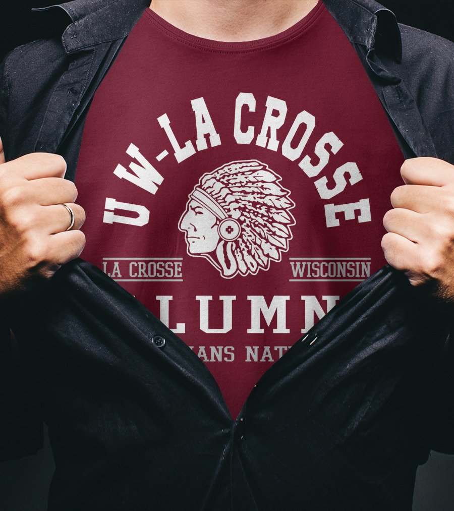 UW-La Crosse Wisconsin Alumni Indians Nation T-Shirt