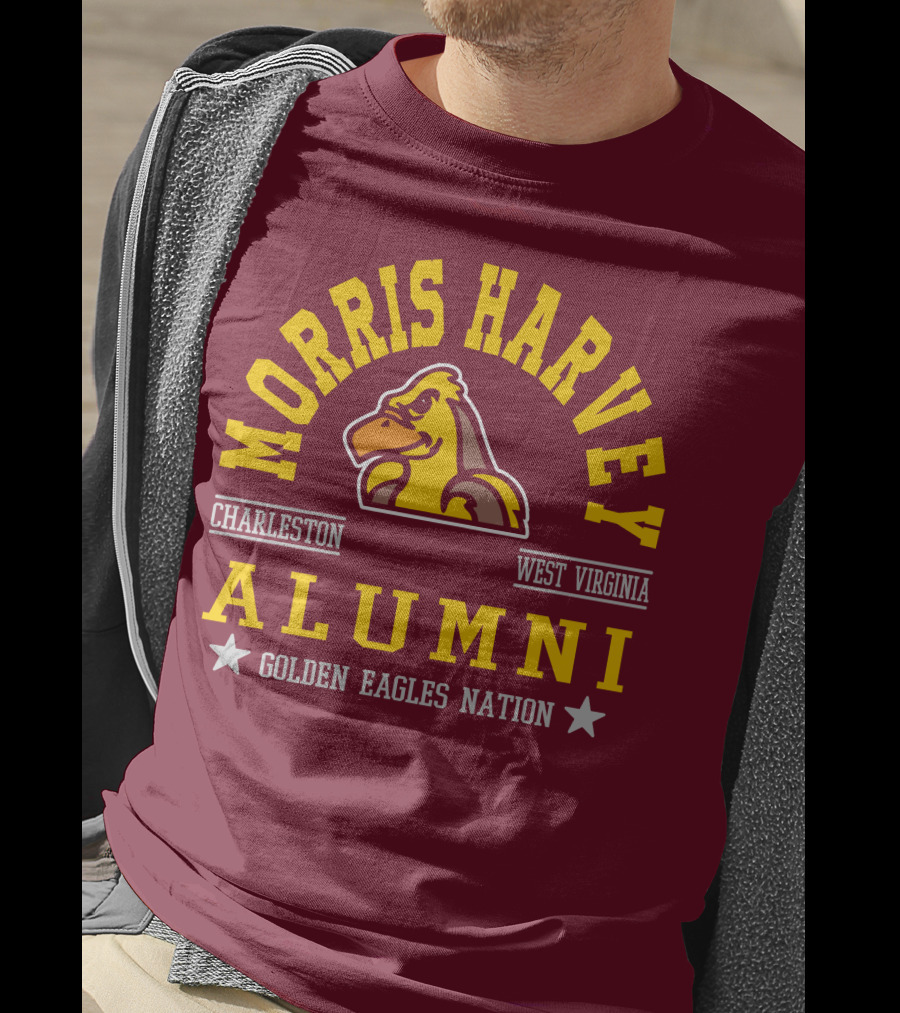 Morris Harvey College Alumni Charleston West Virginia Golden Eagles Nation T-Shirt