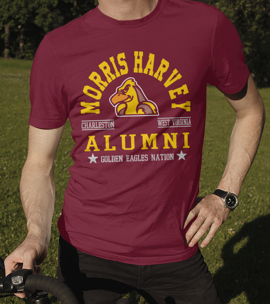 Morris Harvey College Alumni Charleston West Virginia Golden Eagles Nation T-Shirt