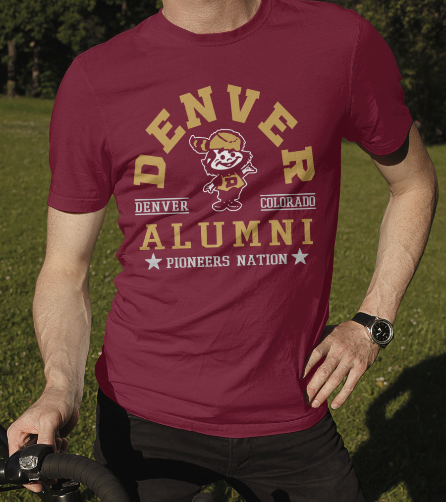 Denver Colorado Alumni Pioneers Nation T-Shirt
