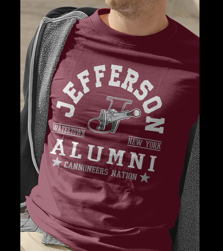 Jefferson Alumni Watertown New York Cannoneers Nation T-Shirt