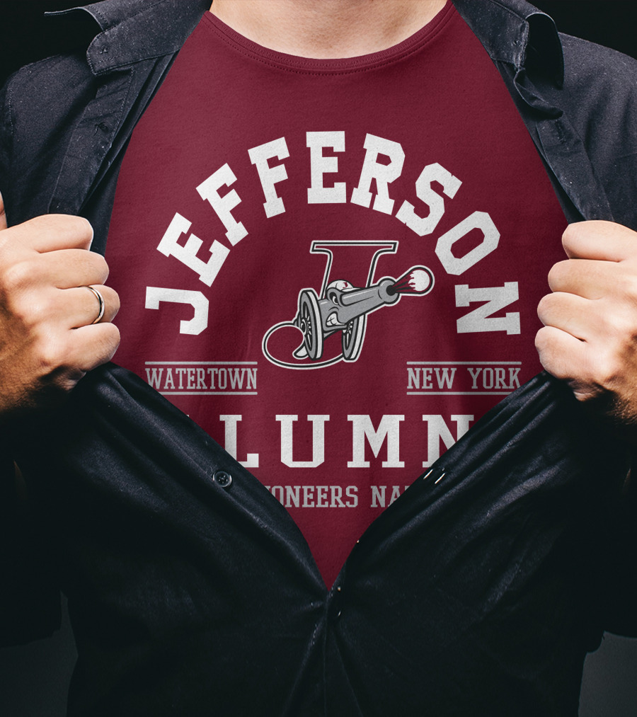 Jefferson Alumni Watertown New York Cannoneers Nation T-Shirt