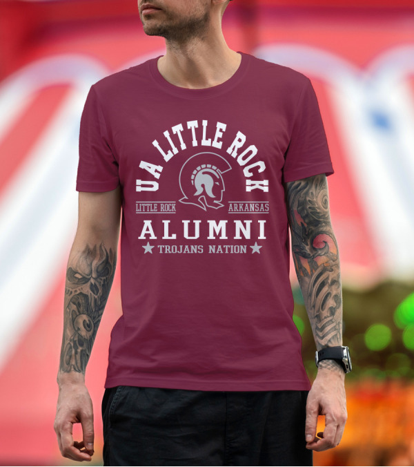 Premium T-Shirt: UA Little Rock Alumni Arkansas Trojans Nation T-Shirt UA Little Rock Alumni Arkansas Trojans Nation T-Shirt
