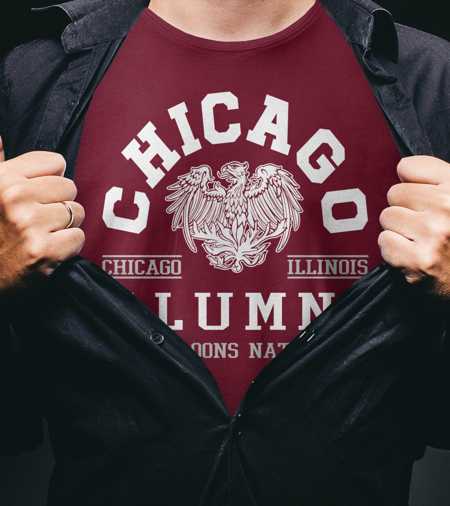 Chicago Illinois Alumni Maroons Nation T-Shirt