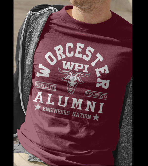 Worcester WPI Alumni Engineers Nation Massachusetts T-Shirt