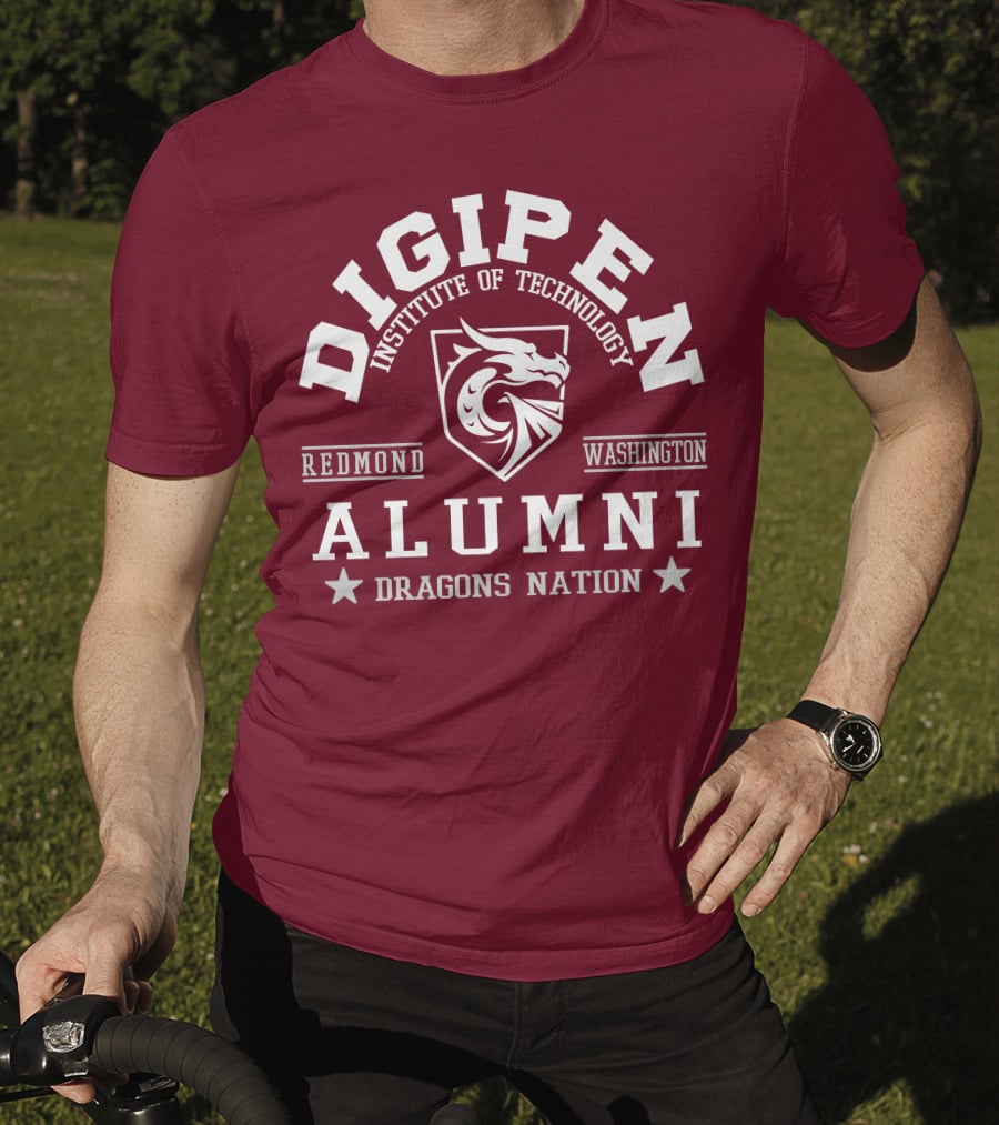 DigiPen Institute Of Technology Alumni Redmond Washington Dragons Nation T-Shirt