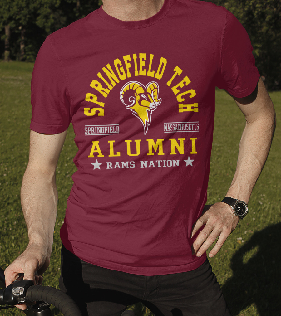 Springfield Tech Alumni Rams Nation Springfield Massachusetts T-Shirt