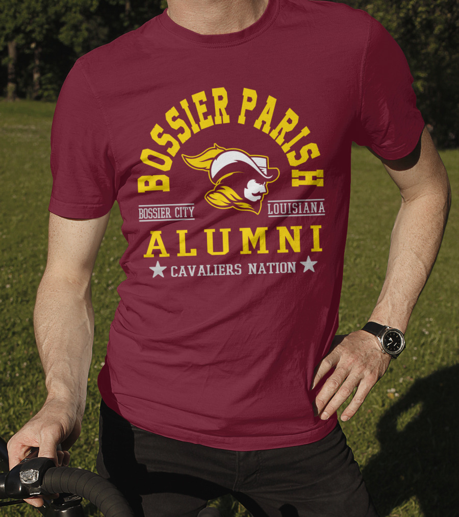 Bossier Parish Bossier City Louisiana Alumni Cavaliers Nation T-Shirt