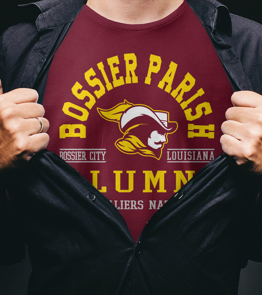Bossier Parish Bossier City Louisiana Alumni Cavaliers Nation T-Shirt
