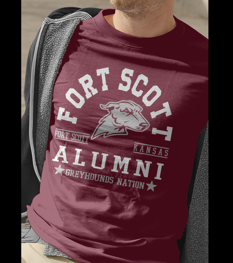 Fort Scott Kansas Alumni Greyhounds Nation T-Shirt