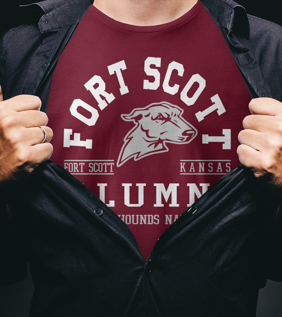 Fort Scott Kansas Alumni Greyhounds Nation T-Shirt
