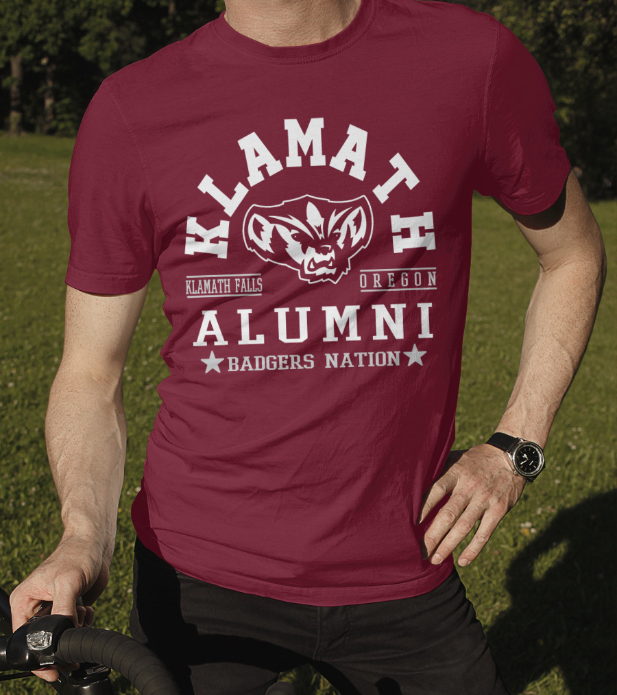 Klamath Falls Oregon Alumni Badgers Nation T-Shirt