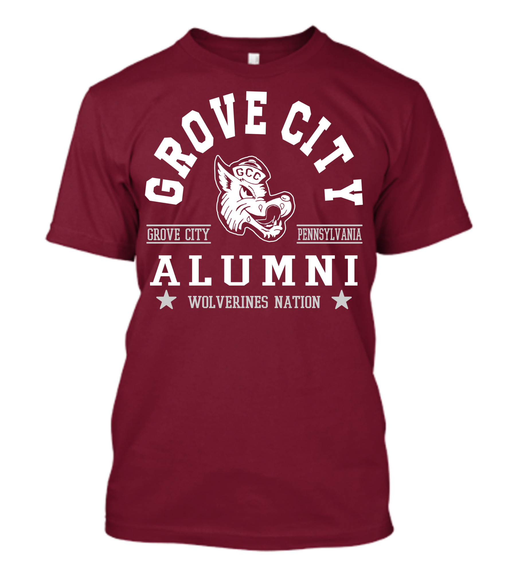 Grove City College Alumni Wolverines Nation Pennsylvania T-Shirt