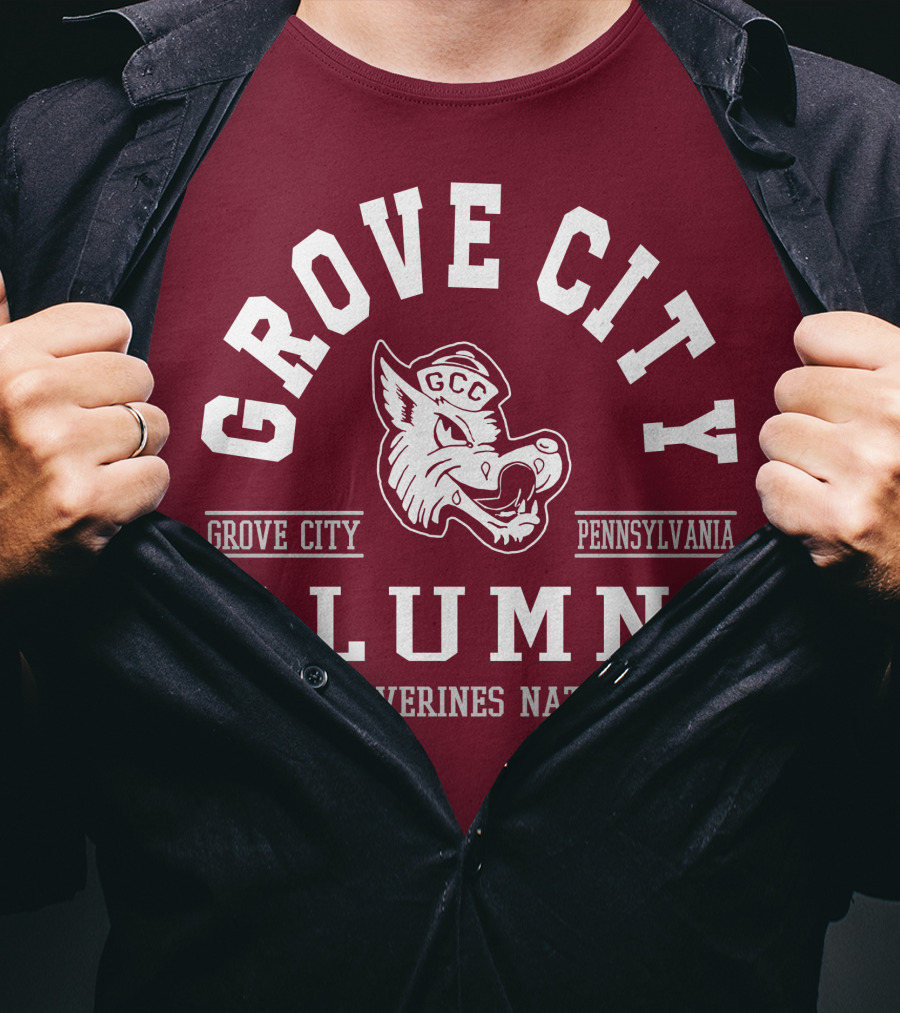 Grove City College Alumni Wolverines Nation Pennsylvania T-Shirt