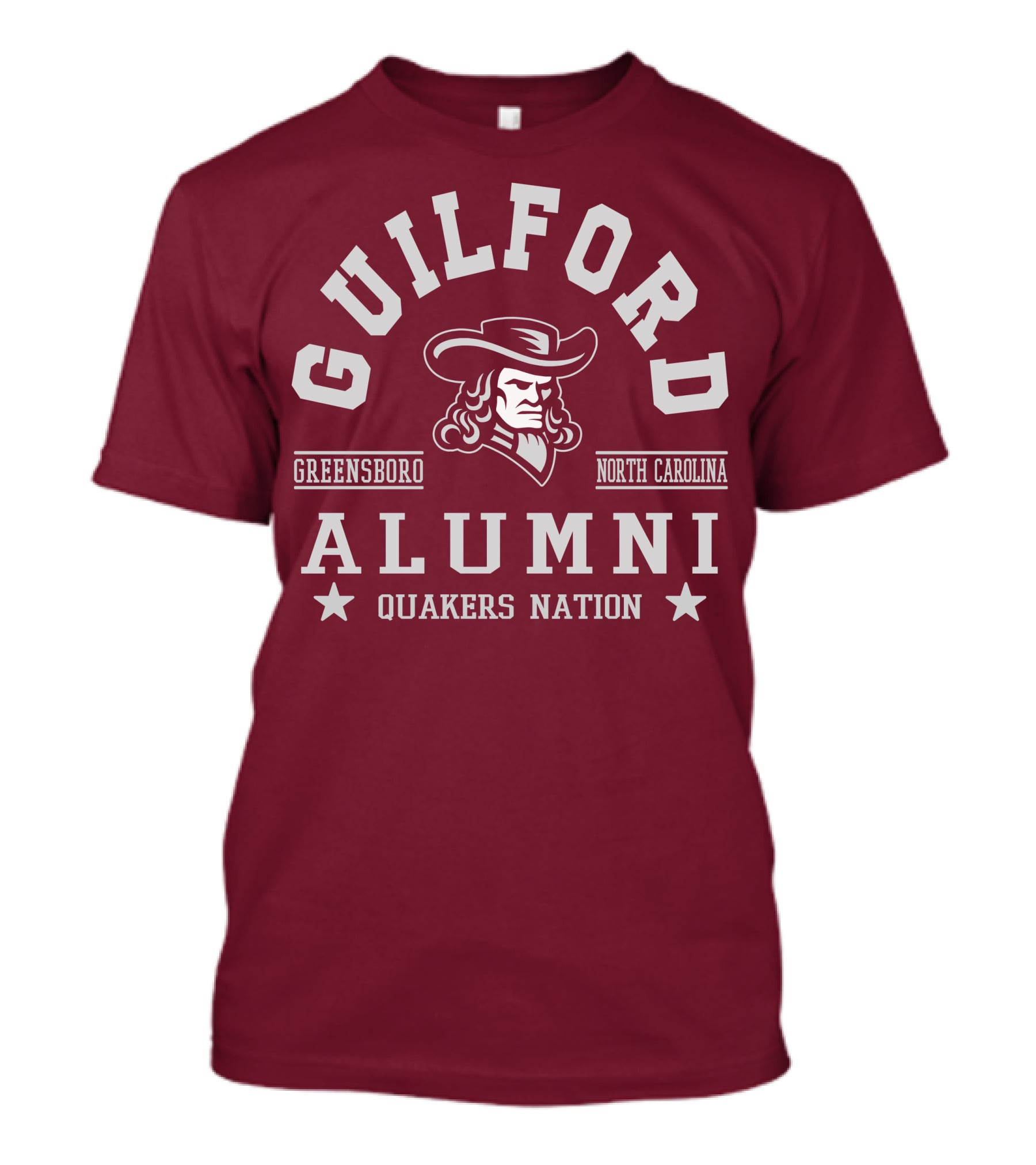 Guilford Alumni Quakers Nation Greensboro North Carolina T-Shirt