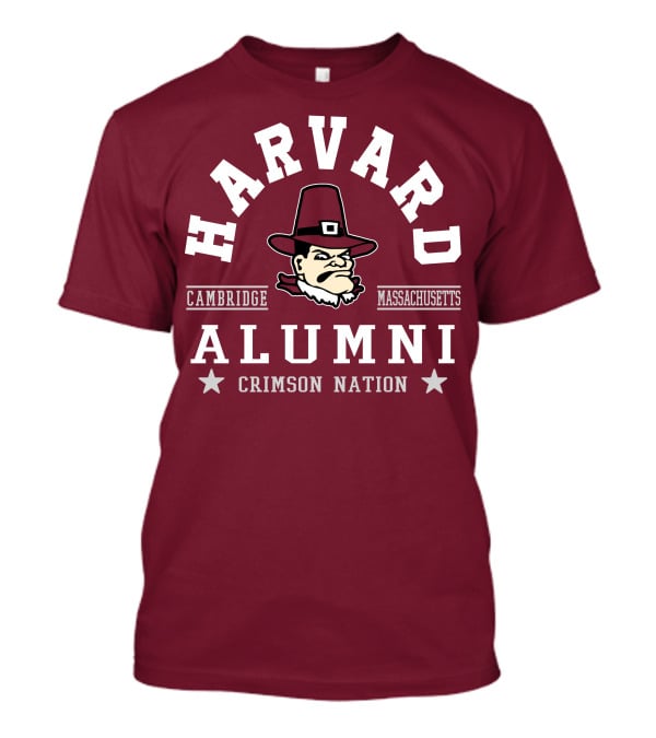 Harvard Alumni Cambridge Massachusetts Crimson Nation T-Shirt