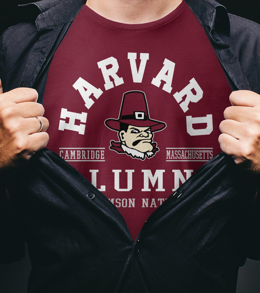 Harvard Alumni Cambridge Massachusetts Crimson Nation T-Shirt
