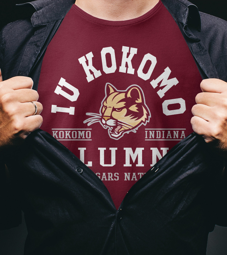 IU Kokomo Alumni Cougars Nation Kokomo Indiana T-Shirt