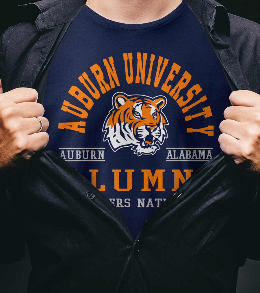 Auburn University Alumni Tigers Nation Auburn Alabama T-Shirt