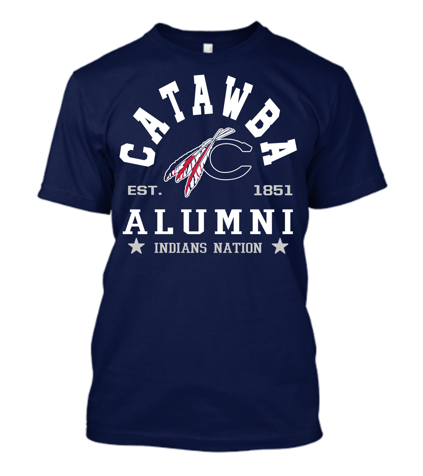 Catawba Alumni Indians Nation Est. 1851 T-Shirt