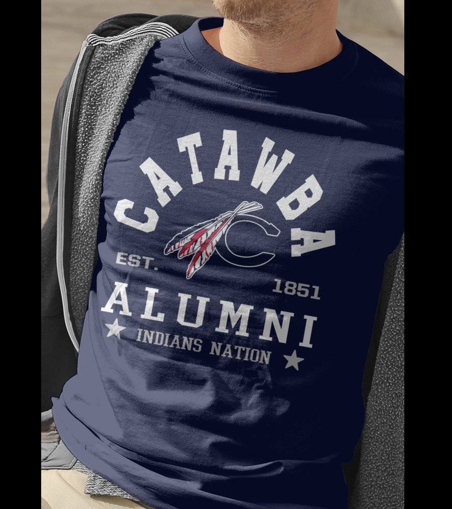 Catawba Alumni Indians Nation Est. 1851 T-Shirt