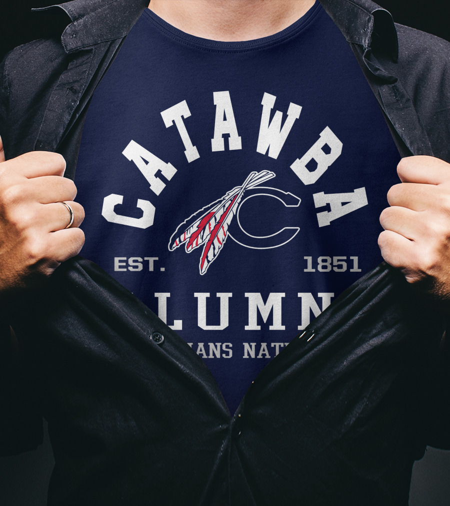 Catawba Alumni Indians Nation Est. 1851 T-Shirt