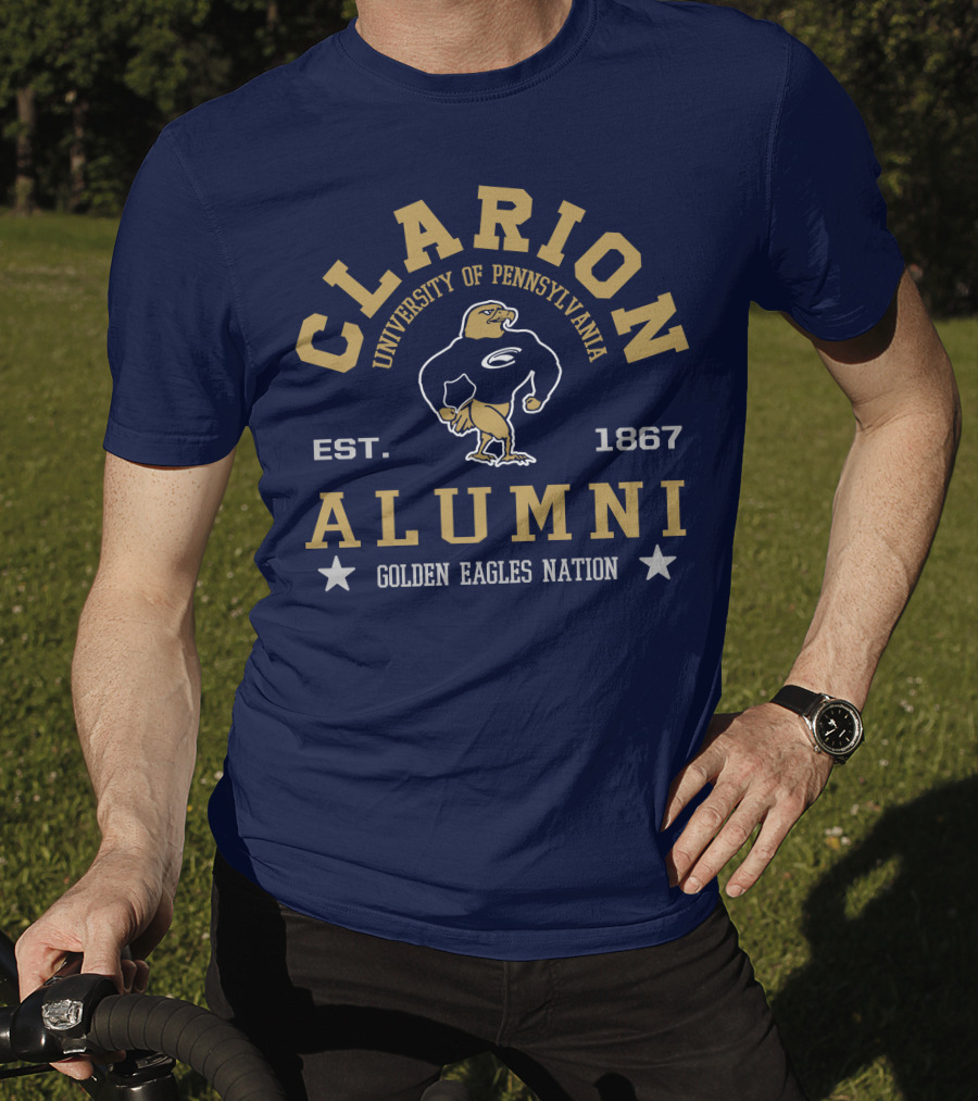 Clarion University Of Pennsylvania Alumni Golden Eagles Nation Est. 1867 T-Shirt