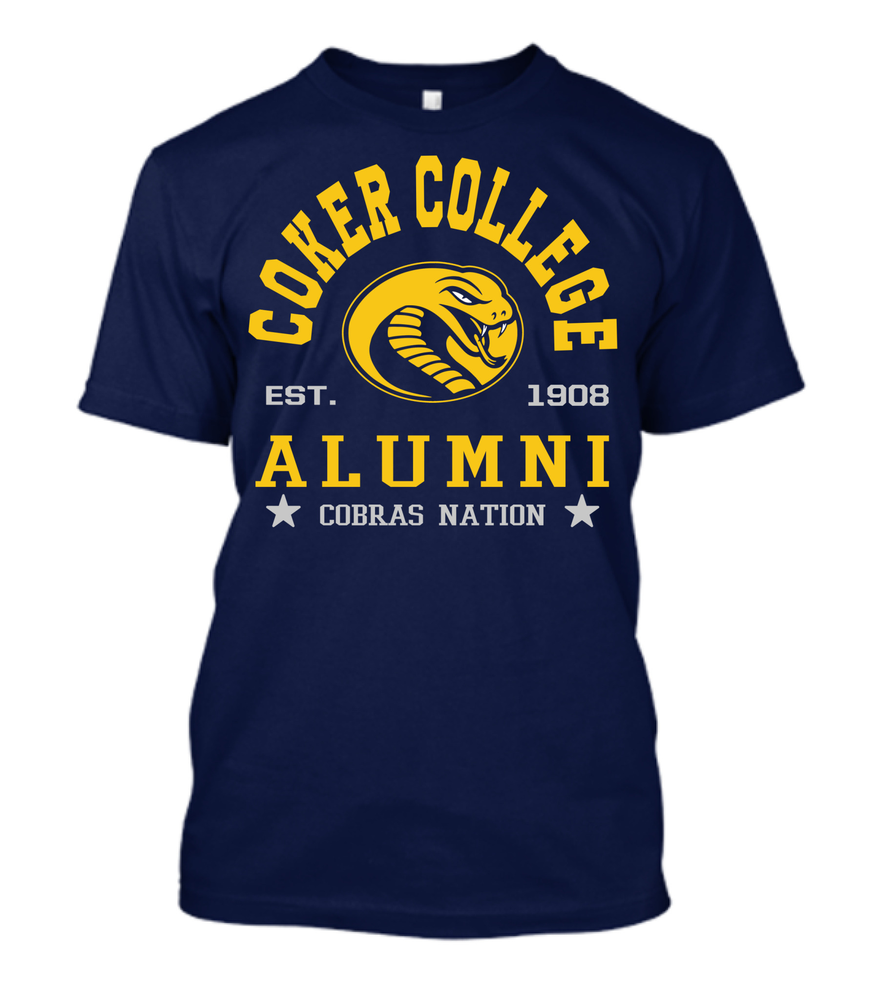 Coker College Alumni Cobras Nation Est. 1908 T-Shirt