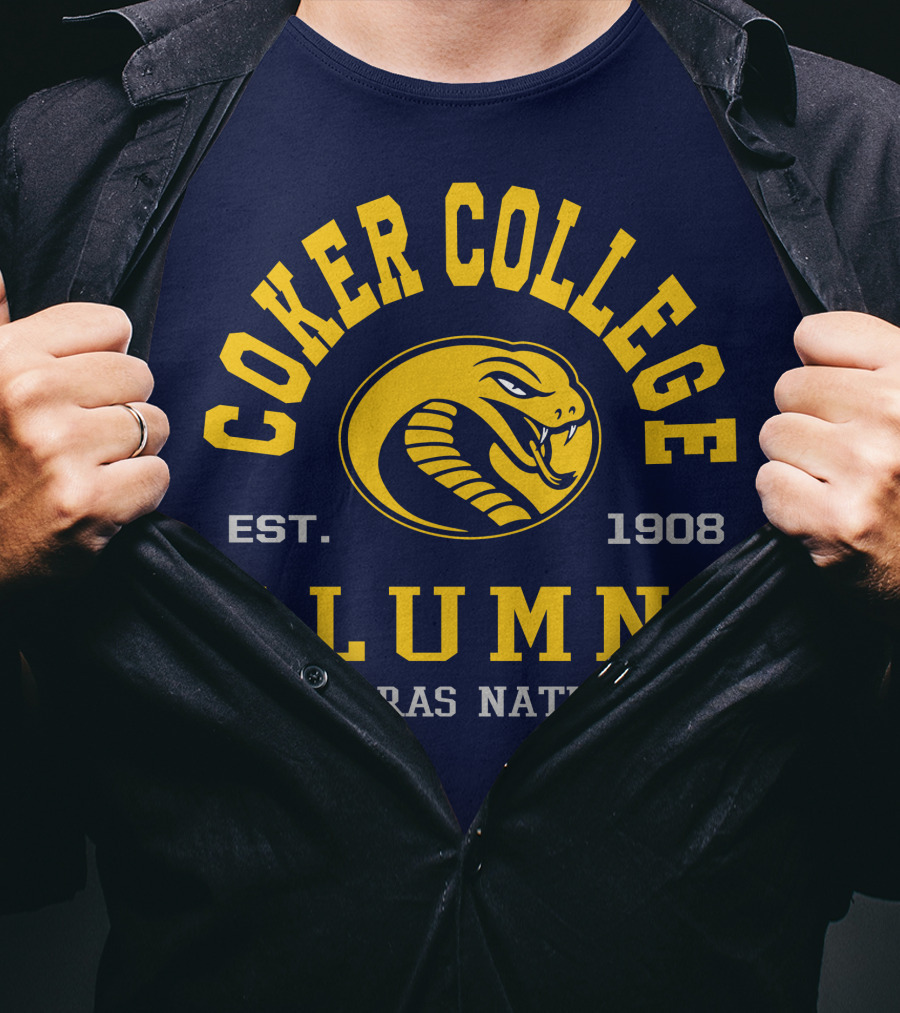 Coker College Alumni Cobras Nation Est. 1908 T-Shirt