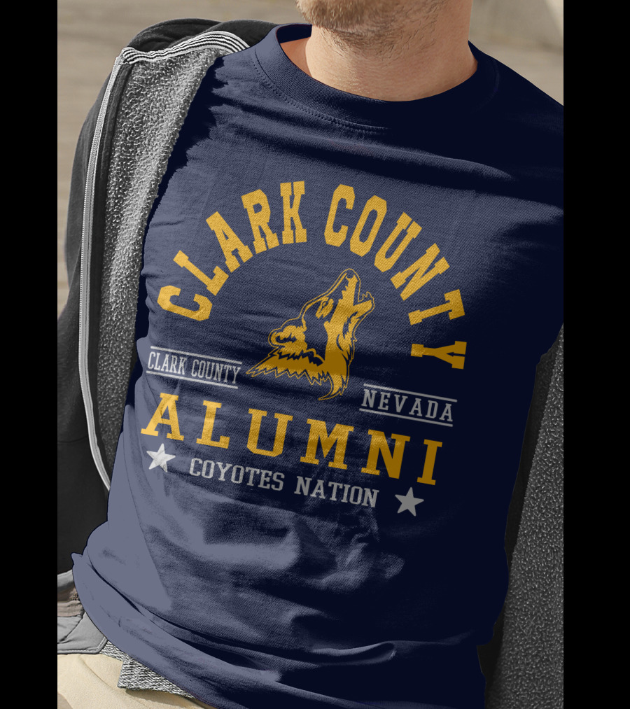 Clark County Nevada Alumni Coyotes Nation T-Shirt
