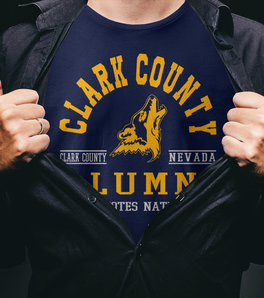 Clark County Nevada Alumni Coyotes Nation T-Shirt