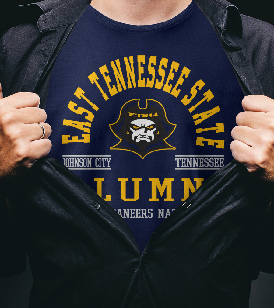 East Tennessee State Alumni Buccaneers Nation Johnson City Tennessee T-Shirt
