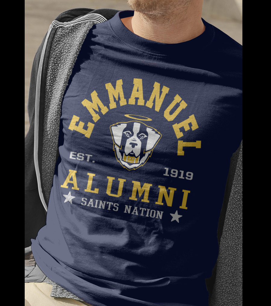 EMMANUEL Alumni EST. 1919 Saints Nation T-Shirt