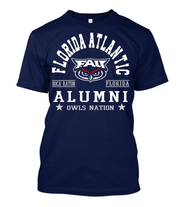 Florida Atlantic Alumni Owls Nation Boca Raton Florida T-Shirt