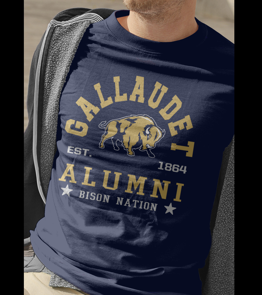 Gallaudet Alumni Bison Nation Est. 1864 T-Shirt