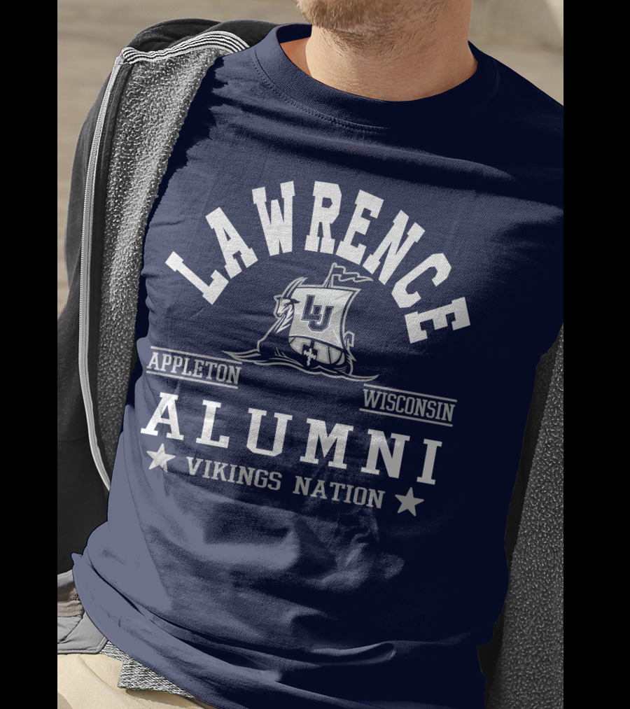 Lawrence Alumni Vikings Nation Appleton Wisconsin T-Shirt