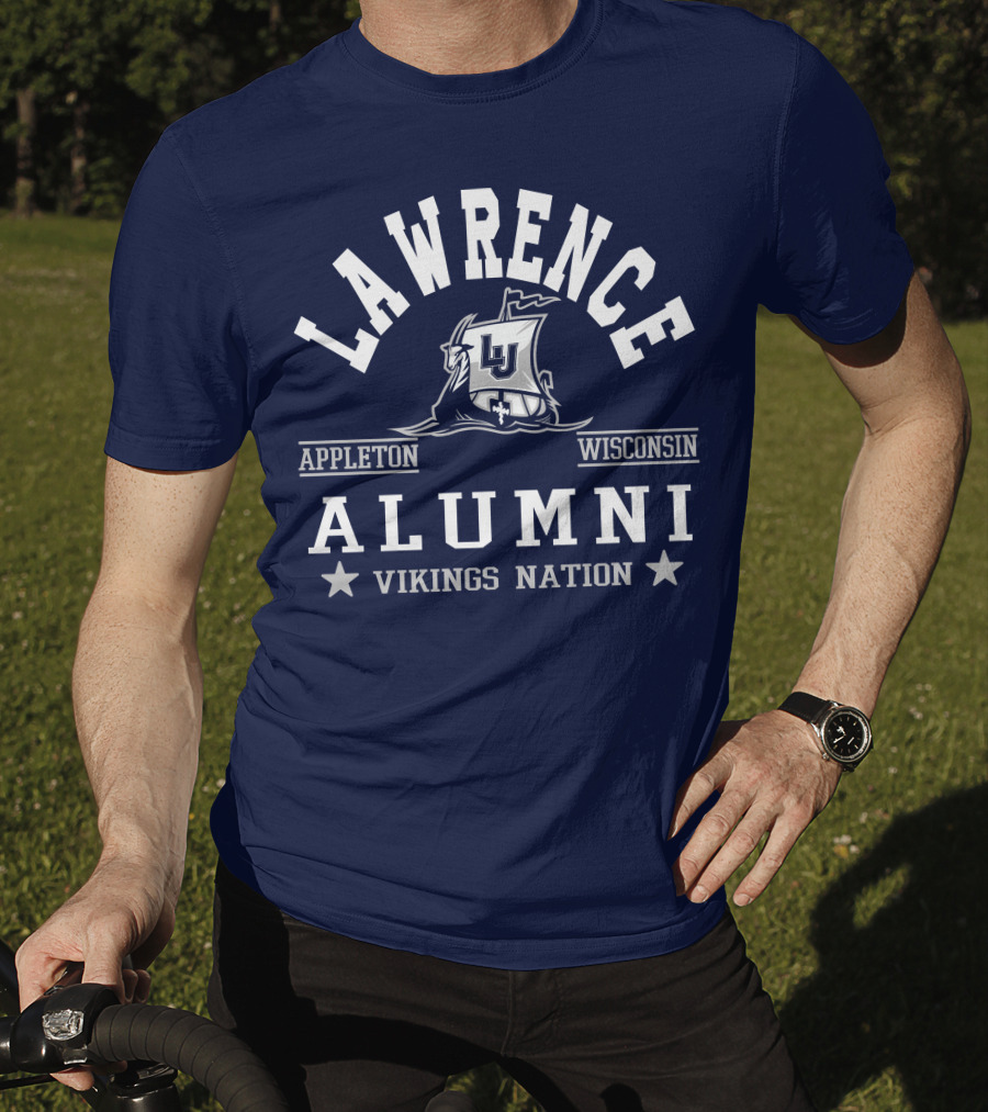 Lawrence Alumni Vikings Nation Appleton Wisconsin T-Shirt